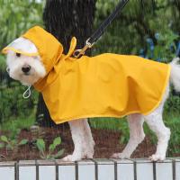 Ropa Impermeable Para Perros Ropa De Invierno Con Capucha Adecuada Para La Estación Lluviosa Disponible En Amarillo Talla Única - details 1