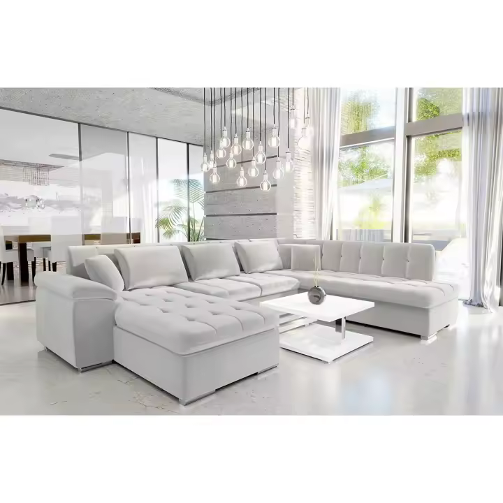 Sofá rinconero Comfivo 170 , Muebles.es, Caja de ropa de cama, Función de descanso, 348 x 76 x 205cm - 1