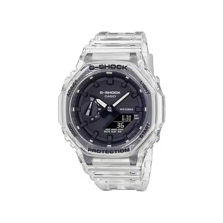 Reloj G-shock Hombre Translucido Ga-2100ske-7aer - 1