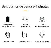 Lámpara De Mesa Creativa En Forma De Hongos Mini Recargable Con Colorido Atardecer Luz Nocturna Para Decoración De Sala De Estar Y Bar De Café - details 1