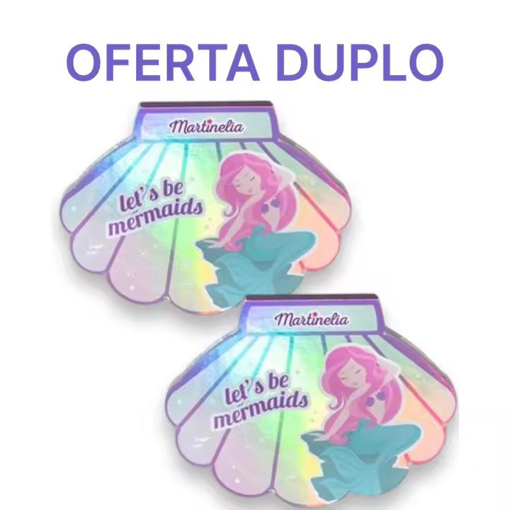 2 unidades X MARTINELIA LET'S BE MERMAIDS SHELL PALETA 21 SOMBRAS Ref. 31101 - 1