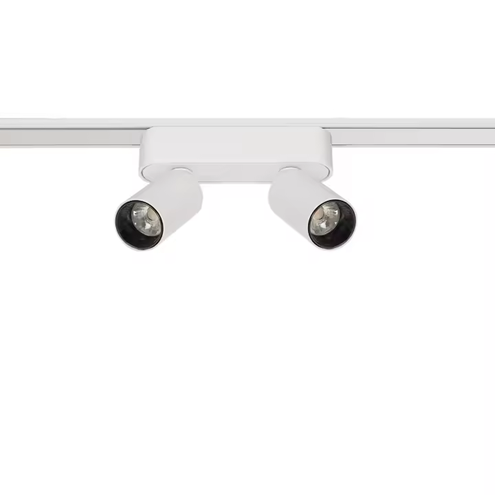 Ledkia Foco Carril LED Magnético 25mm SuperSlim Doble 10W 48V Blanco 2700K Blanco Cálido - 1