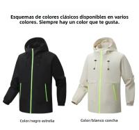 Chaqueta De Trabajo Funcional Para Hombre Americana Impermeable Y a Prueba De Viento Para Montañismo Al Aire Libre En Primavera Y Otoño - details 8