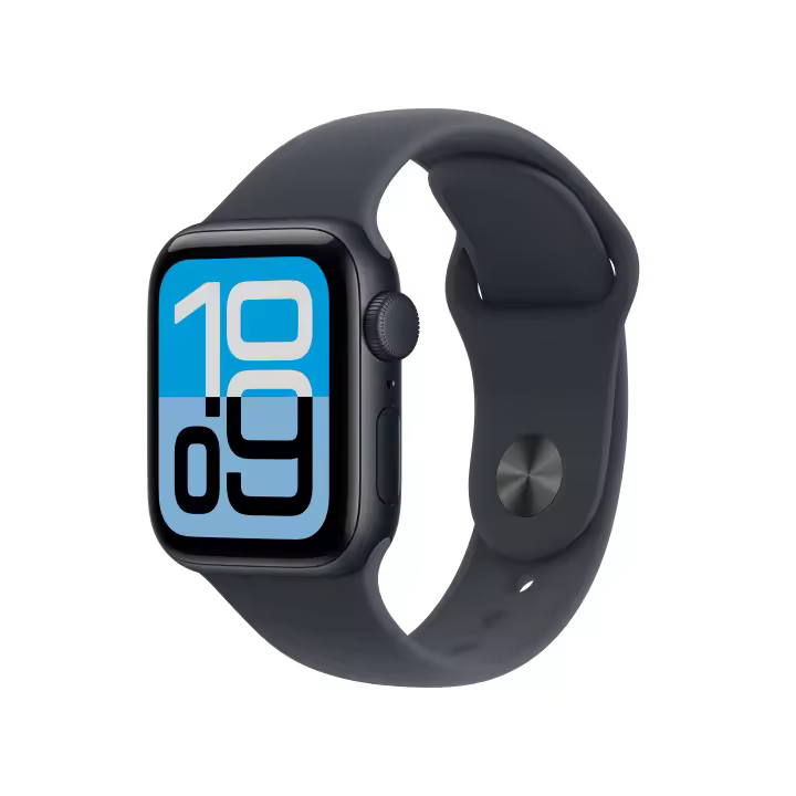Apple Watch SE (3.ª generación) OLED 40 mm Digital 324 x 394 píxeles Pantalla táctil Negro Wifi GPS (satélite) - 1