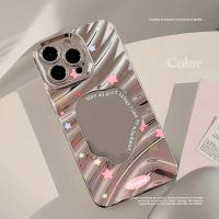 Funda Protectora De Teléfono Con Patrón De Mariposa Azul Y Espejo Para Apple iPhone 17 16 15 14 13 12 11 pro Max Compatible Con Varias Modelos - details 3