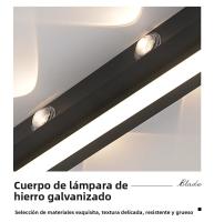 Lámpara De Techo LED Moderna Para Sala De Estar Decoración De Hogar Y Dormitorio Con Luz Variable De 3 Colores Instalación Suelta - details 20