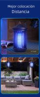 Lampara Asesina De Mosquitos Con Luz UV 6W/18W Control Remoto Trampa Eléctrica Para Insectos 365nm Zapador De Pulgas Luz De Mosquitos - details 6