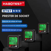 HT97 Detector De Voltaje Digital Prueba RCD GFCI Con Pantalla Grande Comprobador De Enchufes EU US UK Protección De Fugas - details 0