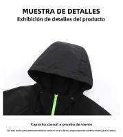 Chaqueta De Trabajo Funcional Para Hombre Americana Impermeable Y a Prueba De Viento Para Montañismo Al Aire Libre En Primavera Y Otoño - details 14