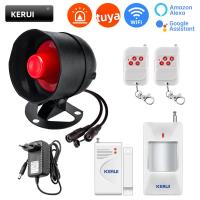 Sistema De Alarma De Seguridad Doméstica KERUI Con Altavoz Y Silbato WIFI 110db Control Remoto a Través De Tuya Sensor De Movimiento Y Puertas Ventanas Para Casa - details 18