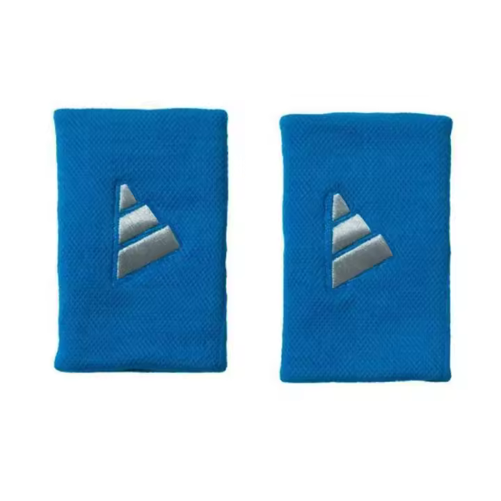 Muñequeras Adidas Azul Gris 2 Unidades - 1