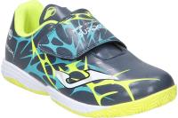 JOMA | Zapatillas de Fútbol Sala Joma Super Copa Jr 25 para Niño – Zapatilla Sala en Color Azul y Amarillo con Detalles de Colores – Deportivas Indoor con Cierre de Velcro – Estilo Deportivo – Modelo SCJS2503INV - details 1