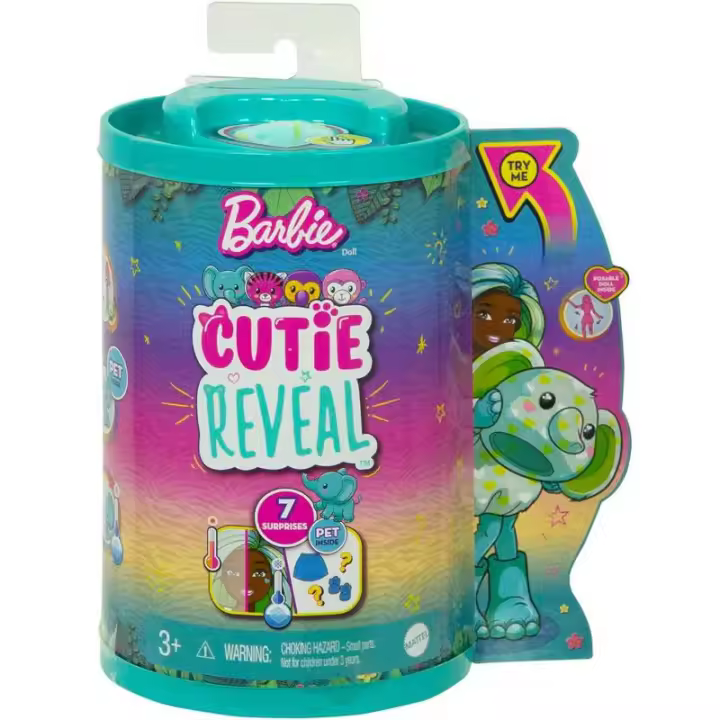 Barbie Chelsea Cutie Reveal Amigos de la Jungla Elefantito (Mattel HKR13) Mattel - 1