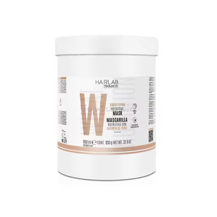 SALERM - Mascarilla Nutritiva para el Pelo - 1000 ml - con Germen de Trigo - para Cabello Seco y Dañado - 1