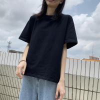 Camiseta De Algodón Y2K Para Mujer Estilo Gótico Básico En 6 Colores Sólidos Camiseta Casual De Manga Corta Apparel De Calle - details 1