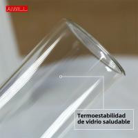 Botella Deportiva De Vidrio AIWILL Con Bolsa Protectora Reutilizable Para Adultos 280ml / 360ml / 550ml Para Actividades Al Aire Libre Y Ciclismo - details 13
