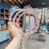 Diadema De Encaje Creativa Para Niñas Diadema De Princesa De Nieve Con Borla Adorno De Cabello Estilo Cosplay Accesorio Para Mujer - details 0