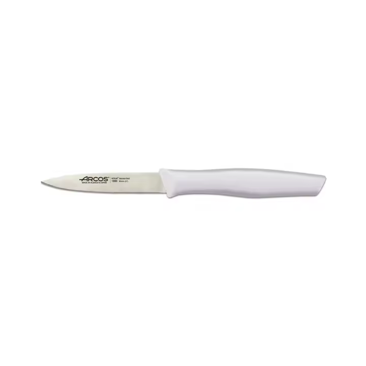 Cuchillo Mondador Arcos Nova 188524 de Acero Inoxidable Nitrum y Mango de Polipropileno Blanco - 1