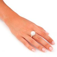 Anillo Pertegaz Metal Con Perla Mod. 7266 Tegux. Talla Ajustable. Con Estuche de Polipiel Incluido. - details 2