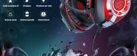Cascos Gaming para Ps5 Ps4 PC, Auriculares Gaming con Micrófono de Cancelación de Ruido Sonido EstéReo 3D 50 mm Drivers, 90° Orejeras Giratorias para Switch Xbox Teléfono PortáTil - details 1