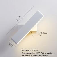 Lámpara De Pared LED Moderna Para Decoración De Hogar Y Habitaciones Iluminación Nordic Sconces Vínculo Dormitorio Lámpara De Espejo Frontal - details 4