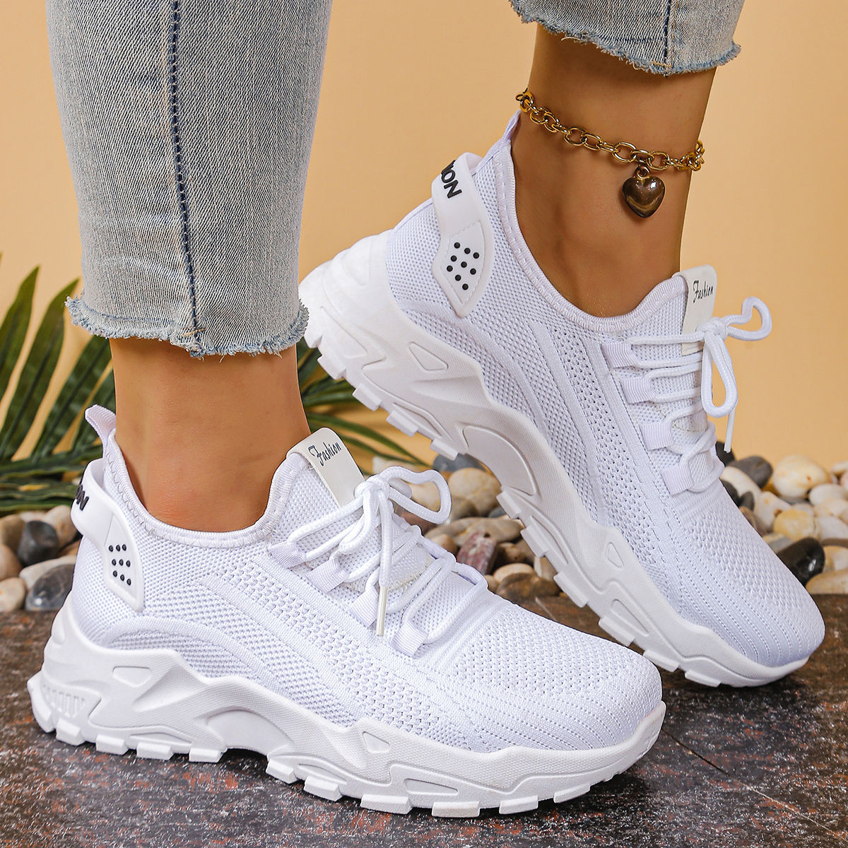 Zapatillas Deportivas Casuales Para Mujer Con Malla Transpirable Y Suelas Suaves Zapatos Deportivos Versátiles Para Todas Las Estaciones