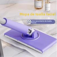 Juego De Mopa Con Toallas De Papel Para Eliminar Polvo Estático No Necesita Lavado De Manos Mopa Retráctil Rotativa Automática De Aluminio Largo - details 1