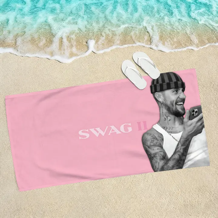 Toalla De Playa Para Gimnasio Y Piscina Con Diseño De Cantante J-justin B-bieber Toalla Rápida De Secado Para Picnics Y Baños - 1