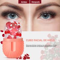 Molde De Hielo Facial De Silicona Para Belleza Y Cuidado De La Piel Con Rodillo De Hielo Facial Herramienta Ecológica Para Hacer Hielo - details 1
