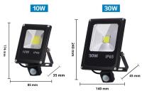 Floodlight LED IP65 Impermeable Con Sensor De Movimiento 220V 50W 30W 10W Luz De Iluminación Exterior Spot Light Reflector - details 4