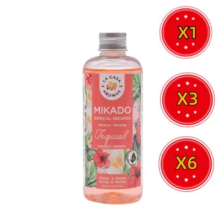 Plushome Ambientador Mikado Repo Aromatizante en Varillas - Variedad de Esencias - Canela, Azahar, Canela Naranja, Frutos Rojos - 250ml, 500ml y 1L - 1