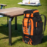 Mochila De Escalada 80L Con Correas Ajustables Para Viajes Al Aire Libre Mochila De Montaña Para Senderismo Accesorios De Escalada De Nylon Capacidad Grande - details 2
