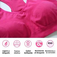 Sudadera Deportiva Para Mujer Push up Fitness Yoga Transpirable Running Vestido De Gimnasio Deporte Top De Nylon - details 6