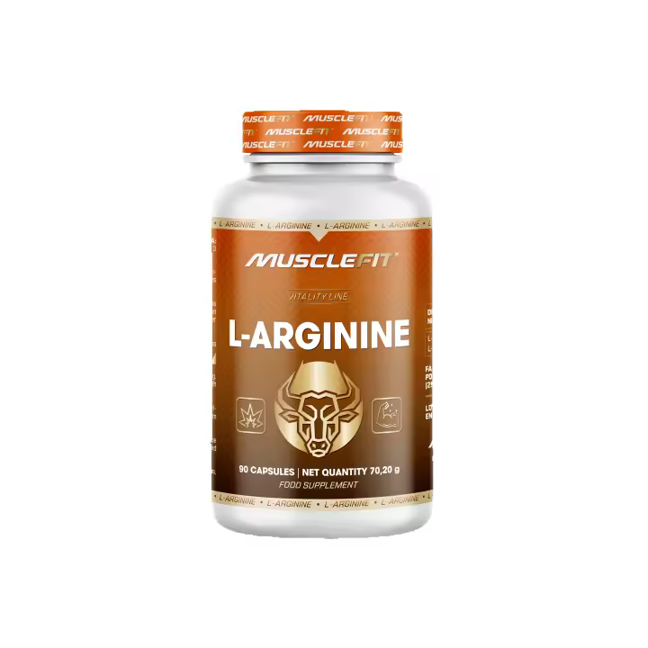 100% Arginina - MuscleFit│90 cápsulas│MUSCLECULT│Complemento alimenticio a base de L-Arginina Pura - 1