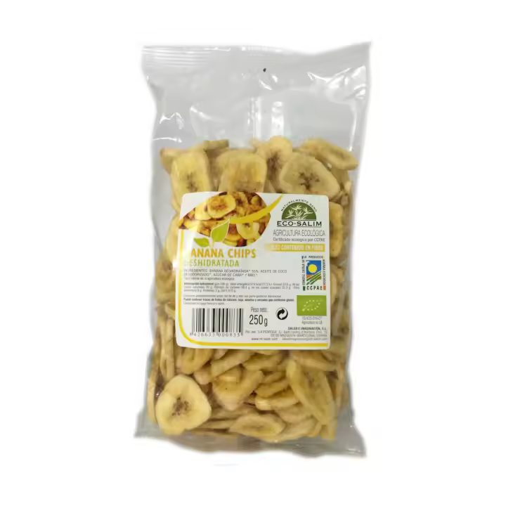 Banana Chips Deshidratada Eco 250 g Eco Salim - 1