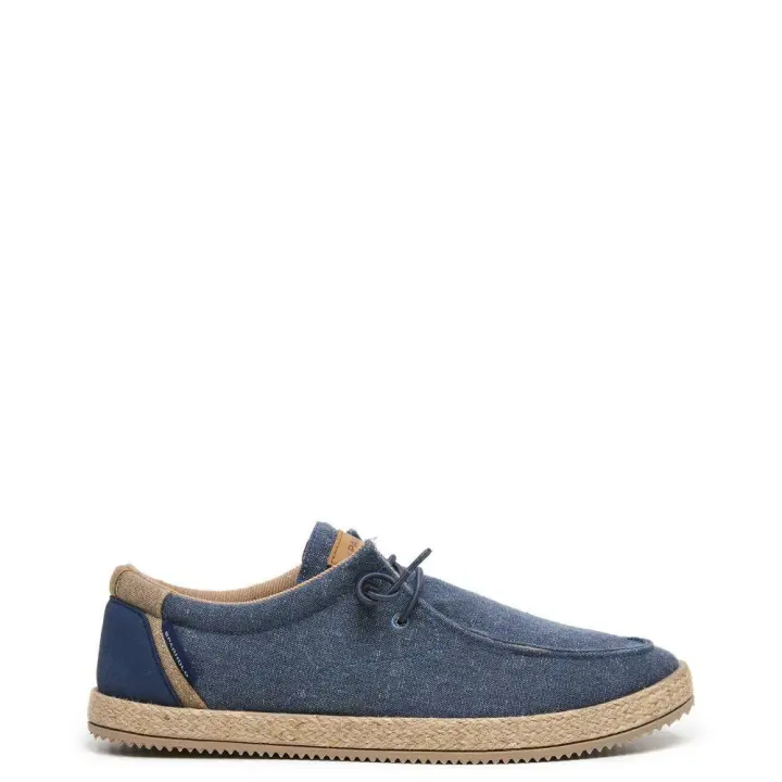 Spagnolo 40025 Zapatillas para hombre azul marino en textil y sintético 40025-107 - 1