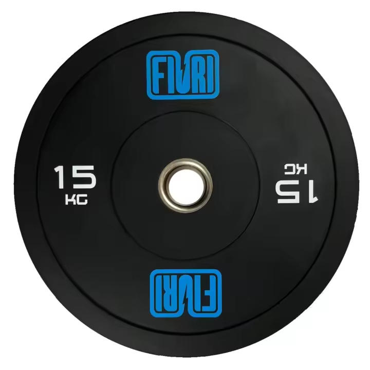 Discos Olímpicos Recubiertos de Caucho, 5 a 25 kg, FIURI Entrenamiento de Fuerza, Crossfit, Material Gimnasio, Gym - 1
