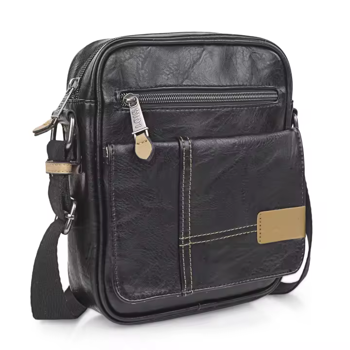 Bandoleras Hombre - Bolso Hombre Bandolera Ajustable - Bandolera Hombre Lois De Polipiel - Bolso Bandolera Hombre Para Uso Diario. Bolso De Hombre Pequeño 317321 - 1