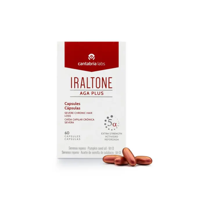 IRALTONE AGA PLUS CAIDA CAPILAR 60 CAPSULAS - 1