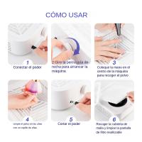 Extracorredor De Uñas Sin Escobillas De 120W Con Alta Succión Filtro Y Bajo Ruido Para Manicura Limpiador De Polvo De Uñas - details 14