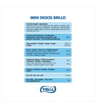 VIDAL Mini Dedos bolsa 1 Kg sabor a Fresa Chuchería en forma de dedos en tamaño mini con un dulce sabor a fresa y una textura blandita y brillante sin gluten sin grasa sabor original Vidal garantizado - details 1