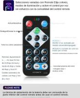 Bola Mágica LED Control Remoto Siete Colores Voz Controlada Rotación Mini KTV Luz De Escenario TenKinYo Luz Nocturna Atmosfera - details 0