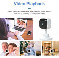 Mini Wifi Security Camera, 1080P HD Convenient Camera, Night Vision Smart Home Camera, with Infrared Night Vision, Mobile Remote, Two-way Voice, Motion Detection, Suitable for Home Office - details 3