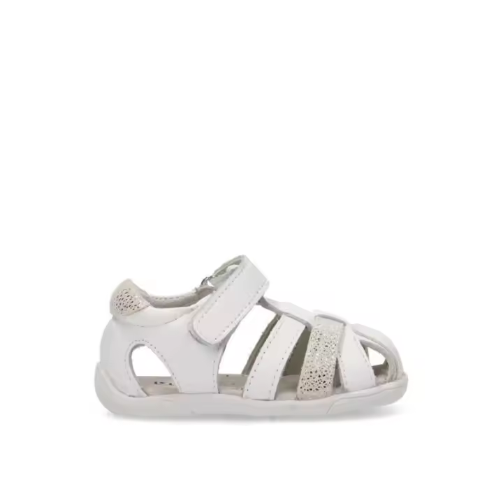 Sandalia Luna Kids - Niña - Suela Plana - Modelo Rbs222 - Color Blanco - 1