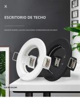6pcs Foco LED De Techo Con Marco Recubierto De Aluminio GU10 MR16 Blanco Para Iluminación De Techos Y Salas De Estar - details 0