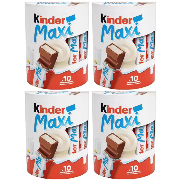 Kinder Bueno White ,Caja de 30 unidades,Barritas de Chocolate Blanco Kinder Maxi - 40 chocolatinas - 1