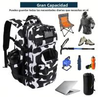 Mochila De Camuflaje Para Actividades Al Aire Libre Y Senderismo Con Ventilador Militar Gran Capacidad Deportiva Y Multifuncional - details 3