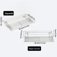 Cesta De Almacenamiento Portátil Plegable Para Mesa De Escritorio Y Camping Organizador De Escritorio De Aluminio - details 7