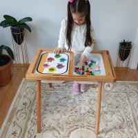 Juego De Tablero Sensorial Montessori Para Niños Madera Colores Aprendizaje Abierto Movimiento Finado Juguetes Educativos - details 0
