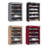 LUTODY - Zapatero, Organizador de Zapatos, Multinivel, Armario de zapatos, Textil de tela, Tubo de metal plegable, Zapatero Vertical, Compacto, Portátil para Entrada, Recibidor, Sala de Estar, Ligero, Resistente, Ahorra espacio - details 2